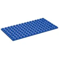 Plate 8 x 16, Blue