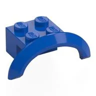 Wheel Arch, Mudguard 4 x 2 1/2 x 1, Blue