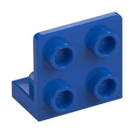 Bracket 1 x 2 - 2 x 2 Inverted, Blue
