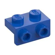 Bracket 1 x 2 - 1 x 2, Blue