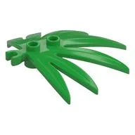 Plant, Leaves 6 x 5 Swordleaf with Clip [Thick Open O Clip], Bright Green