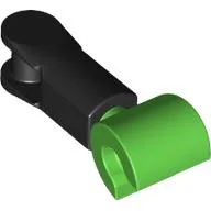 Large Figure Hand with Black Arm Pattern, Bright Green