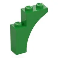 Brick Arch 1 x 3 x 3 [Gothic], Bright Green