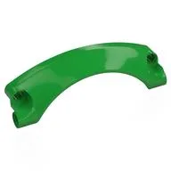 Technic Panel Car Mudguard Arched 9 x 2 x 3, Arched Top #42, Bright Green