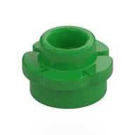 Plant, Flower, Plate Round 1 x 1 with 5 Petals, Bright Green