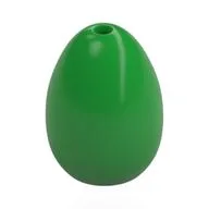 Food Egg with 1.5mm Hole [Plain], Bright Green