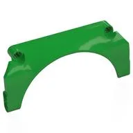 Technic Panel Car Mudguard Arched 11 x 5 x 2 #32, Bright Green