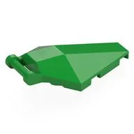 Windscreen 6 x 4 x 1 Hexagonal with Handle, Bright Green