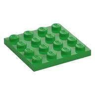 Plate 4 x 4, Bright Green
