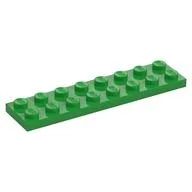 Plate 2 x 8, Bright Green