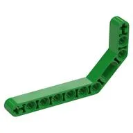 Technic Beam 1 x 11.5 Double Bent Thick, Bright Green