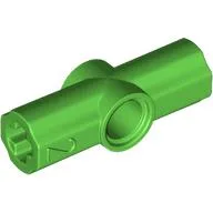 Technic Axle and Pin Connector Angled #2 - 180°, Bright Green