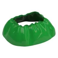 Duplo Skirt Satin, Knee Length, Bright Green