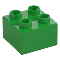 Duplo Brick 2 x 2, Bright Green