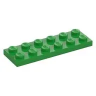 Plate 2 x 6, Bright Green