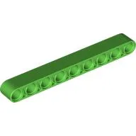 Technic Beam 1 x 9 Thick, Bright Green