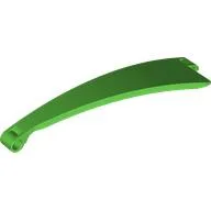 Technic Panel Curved 3 x 13 x 2 Tapered, Left #52, Bright Green