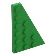 Wedge Plate 6 x 4 Right, Bright Green