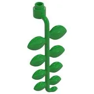Duplo Plant Vine 2 x 3 x 5 1/2 with Leaves and One End Stud, Bright Green