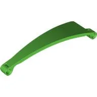Technic Panel Curved 3 x 13 x 2 Tapered, Right #53, Bright Green