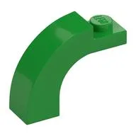 Brick Arch 1 x 3 x 2 Curved Top, Bright Green