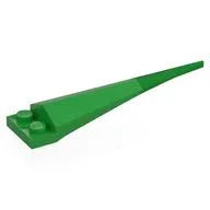 Plate Special 1 x 2 with Angular Extension and Flexible Bright Green Tip, Bright Green