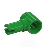 Technic Pin Connector Hub with 1 Pin with Friction Ridges Lengthwise [Centered Friction Ridge], Bright Green