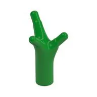 Bar 1L / Stem with 3 Sprouts/Prongs, Bright Green