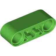 Technic Beam 1 x 3 Thick with Center Axle Hole, Bright Green