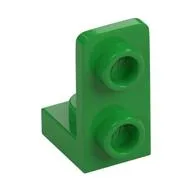 Bracket 1 x 1 - 1 x 2 Inverted, Bright Green