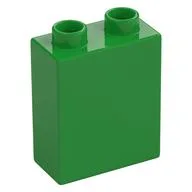 Duplo Brick 1 x 2 x 2 with Bottom Tube, Bright Green