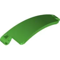 Technic Panel Curved 3 x 9 x 2 Tapered, Right, Bright Green