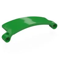 Technic Panel Curved 3 x 9 x 2 Tapered, Left, Bright Green