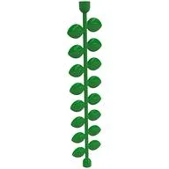 Duplo Plant Vine with Leaves and Two End Anti-Studs, Bright Green
