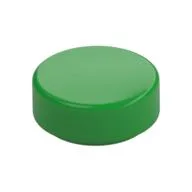 Tile Round 1 x 1, Bright Green