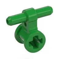 Pneumatic Hose Connector with Axle Connector, Bright Green