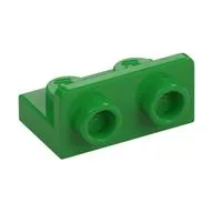 Bracket 1 x 2 - 1 x 2 Inverted, Bright Green