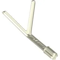 Antenna 4 x 2 x 2 with 2 Prongs, Axle, Glow in Dark White