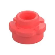 Plant, Flower, Plate Round 1 x 1 with 5 Petals, Coral