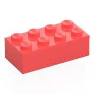 Brick 2 x 4, Coral
