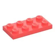 Plate 2 x 4, Coral