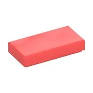 Tile 1 x 2 with Groove, Coral