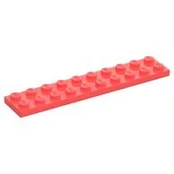 Plate 2 x 10, Coral