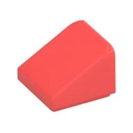 Brick Sloped 30° 1 x 1 x 2/3 (Cheese Slope), Coral