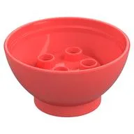 Duplo Egg, Bottom 4 x 4 x 1 3 / 4, Coral