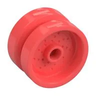 Wheel 18 x 12 with Pin Hole and Stud, Coral