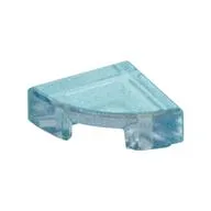 Tile Round 1 x 1 Quarter, Opal Trans-Light Blue