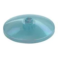 Dish 4 x 4 Inverted with Open Stud [Radar], Opal Trans-Light Blue