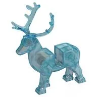 Animal, Reindeer with Antlers, Opal Trans-Light Blue