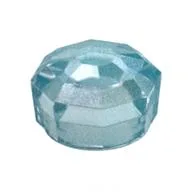 Plate Special 8-Sided Crystal/Gem 1 x 1 x 2/3, Opal Trans-Light Blue